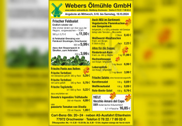 Aktuelles Angebot von Webers Ölmühle GmbH 