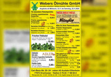 Aktuelles Angebot von Webers Ölmühle GmbH 